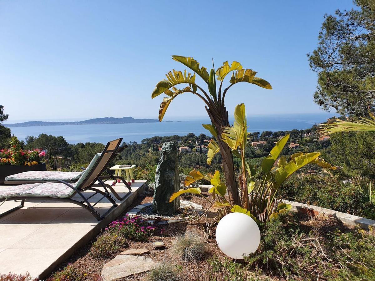 Pretty House With Sea View On The Hy Res Villa Hyères Eksteriør billede