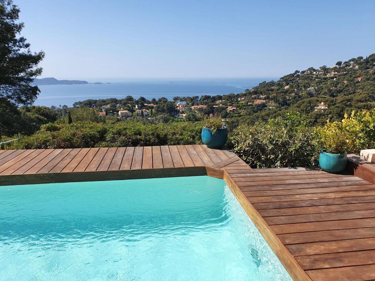 Pretty House With Sea View On The Hy Res Villa Hyères Eksteriør billede